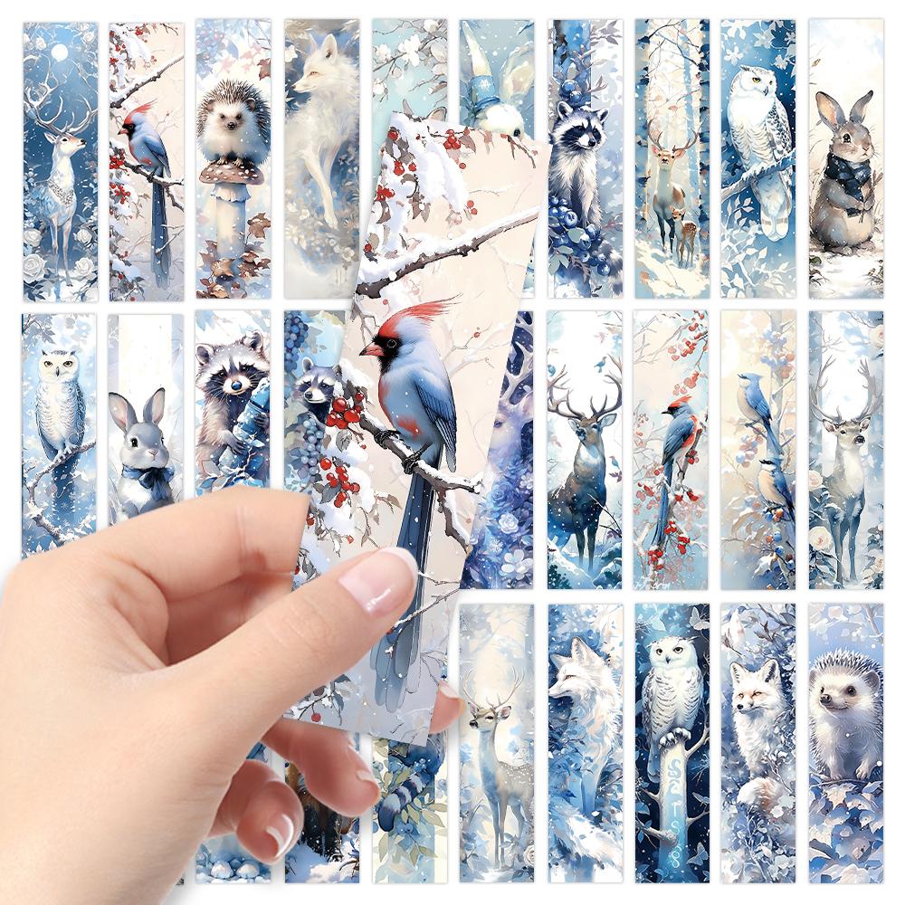 

32pcs, Winter Bookmarks, Back to School Season, Christmas, Halloween, Teacher s Day, suitable for readers and birthday gifts.