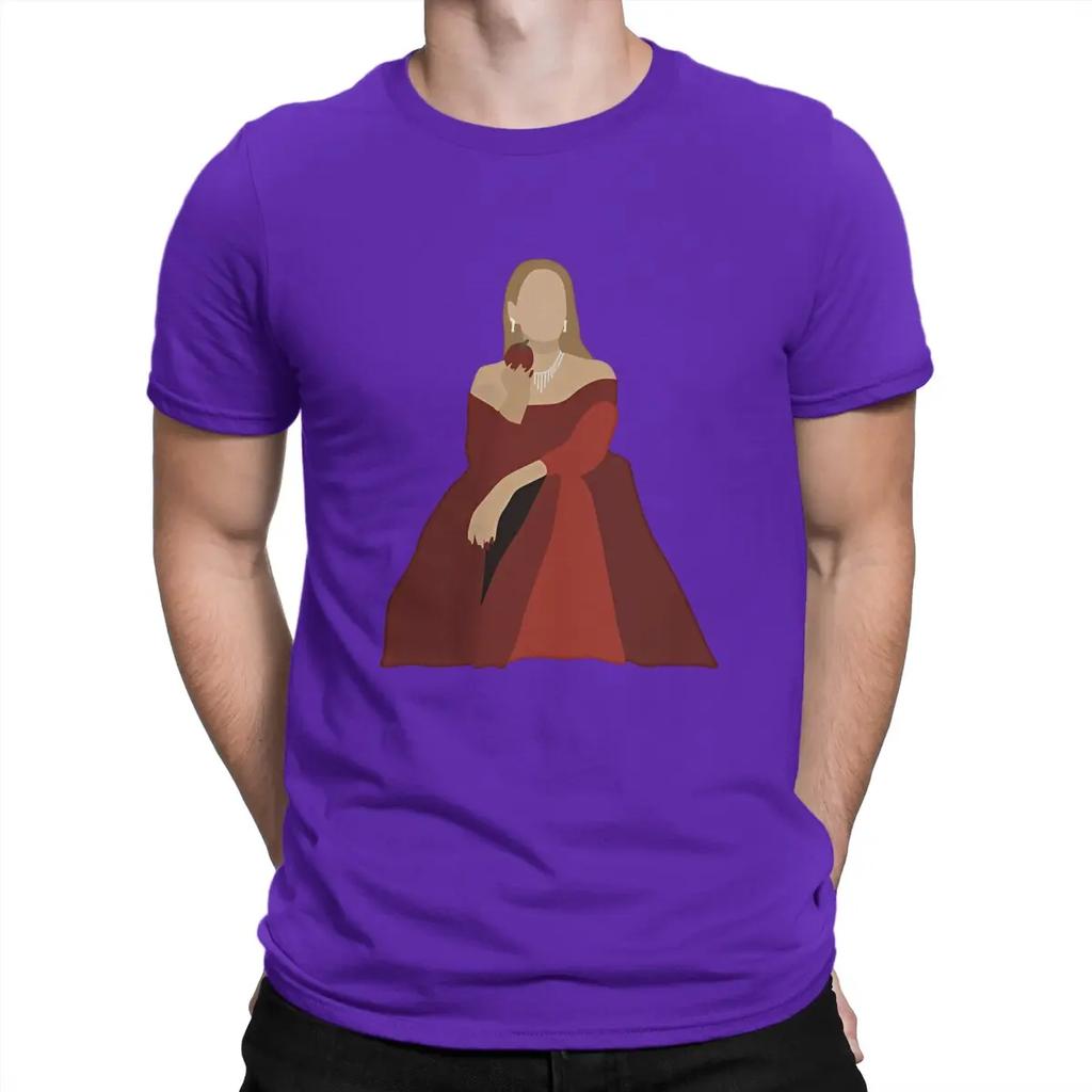 Men T-Shirts Oh My God Humor 100% Cotton Tees Short Sleeve A-Adele Singer T Shirt O Neck Clothes Gift Idea