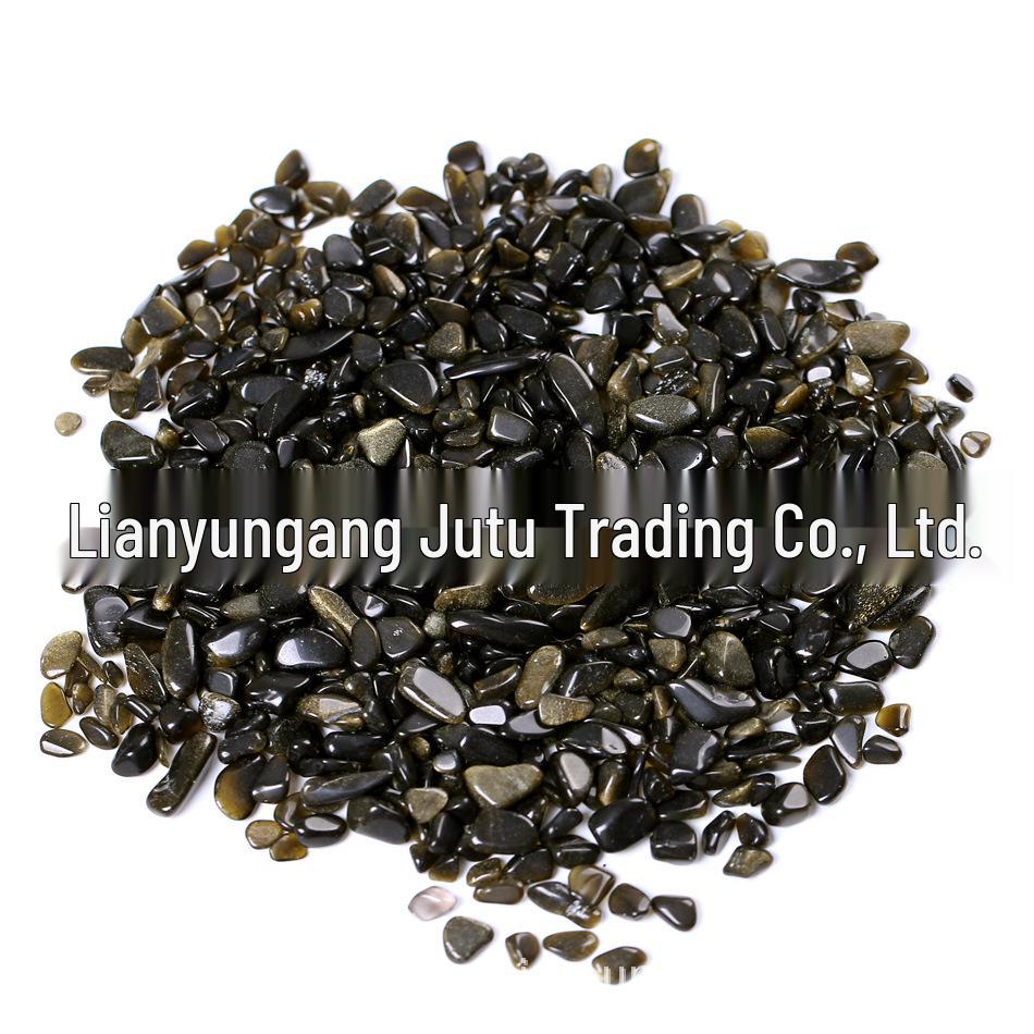 Natural Obsidian Crushed Stone for Home Decor and Educational Uses