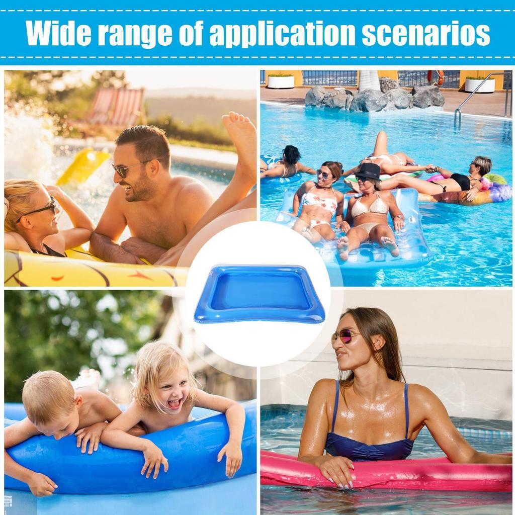 PVC Inflatable Foot Bath 60x45cm Portable Feet Rinse Tub for Kids Adults Beach Camping Travel, Collapsible Foot Wash Basin