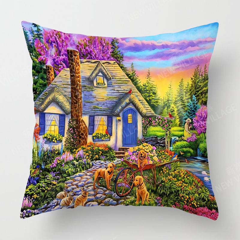 Home Living Room Decoration Cushion Covers Short Plush Throw Pillow Cover45*45 Pillowcase 40X40Cm 50X50 45X45