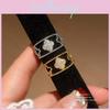 Copper Flower Open Ring With Zirconia For Elegant Womens Fashion And Office Wear