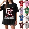 Women's Casual Short Sleeve T-Shirt Letter Graphic Print Loose Fit Crew Neck Soft Fabric Comfortable Everyday Wear