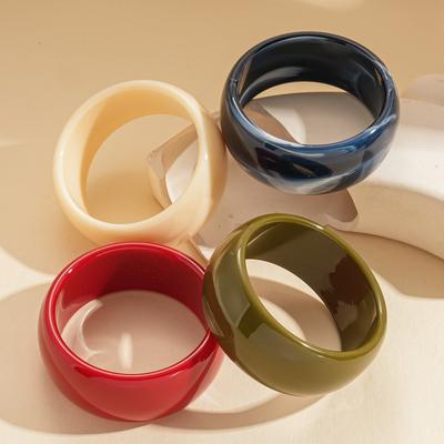 Acryl Wisch rundes Armband einfaches geometrisches Armband