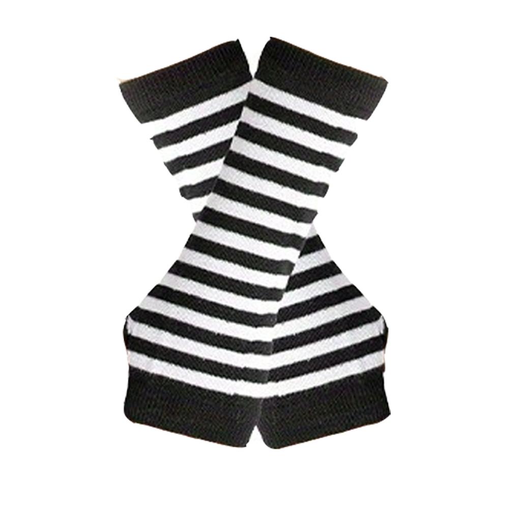 PESENAR Women Mime Artist Costume Accessories Girl French Mime Costume Halloween Outfit with Beret Gloves Suspender Scarf Socks