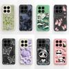 For Xiaomi 14 14T 15 15T 17 Pro Max Phone Case Cute Cartoon Pandas Liquid Silicone Full Protective Cover Anti Drop Fundas Bumper