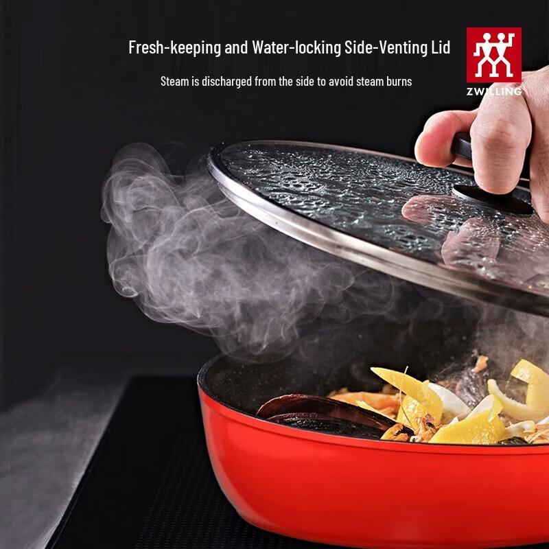 Zwilling Non-Stick Frying Pan with Silicone Spatula