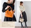 Sakura Genuine Leather Made in Elegant and Handbag, Japan, Beautiful... (Grey Beige)