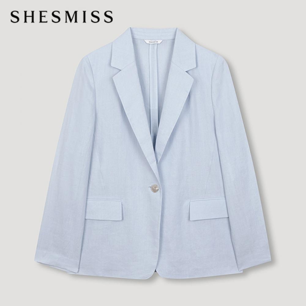 

She S miSS Льняная одинарная куртка Swwjkn22020 Ll light blue/55