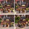 CRESYMME Miniature House Dollhouse Book Nook Kit Wooden DIY 3D Hobby Handmade Era General (Showa Store)