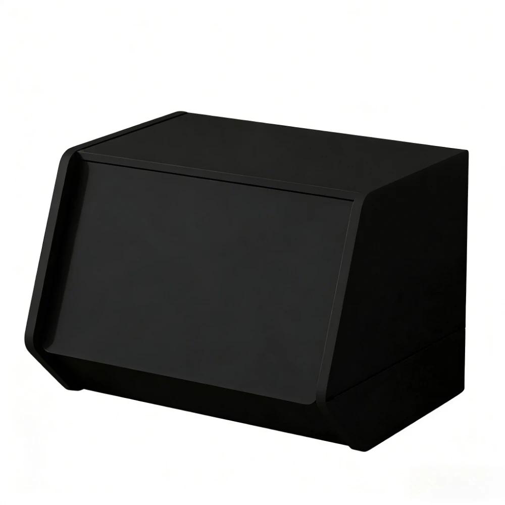 Display Cabinet Storage Bookcase Toy Storage Box Bedside Cabinet Household Doors Durable Organization Solution for Home Office