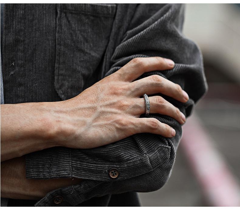 Anillo Deformable de Bola Esfera Astronómica Anillo para el Dedo Cósmico Regalos para Amantes, Anillos de Aleación