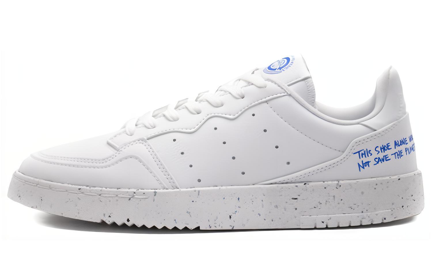 Supercourt Adidas Originals Clean Classics Collection - White Collegiate Royal FU9728 42⅔
