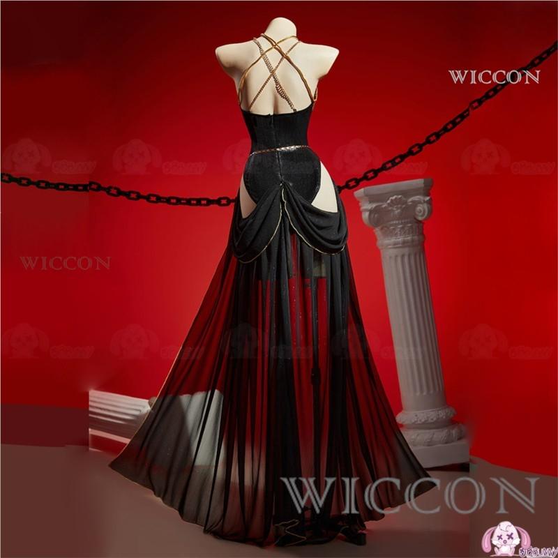 Halloween Original Clothing Medusa Queen Cosplay Dark Gothic Outfit Dress Women Sexy Tight Black Onesie Costume Snake Style Gown