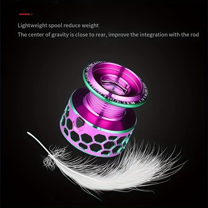 Fishing Reel 14+1 Bearing Spinning Reel Long-distance Casting Water Drop Wheel Multi-color Metal Body Without Gaps Perfect Gift for Beginners