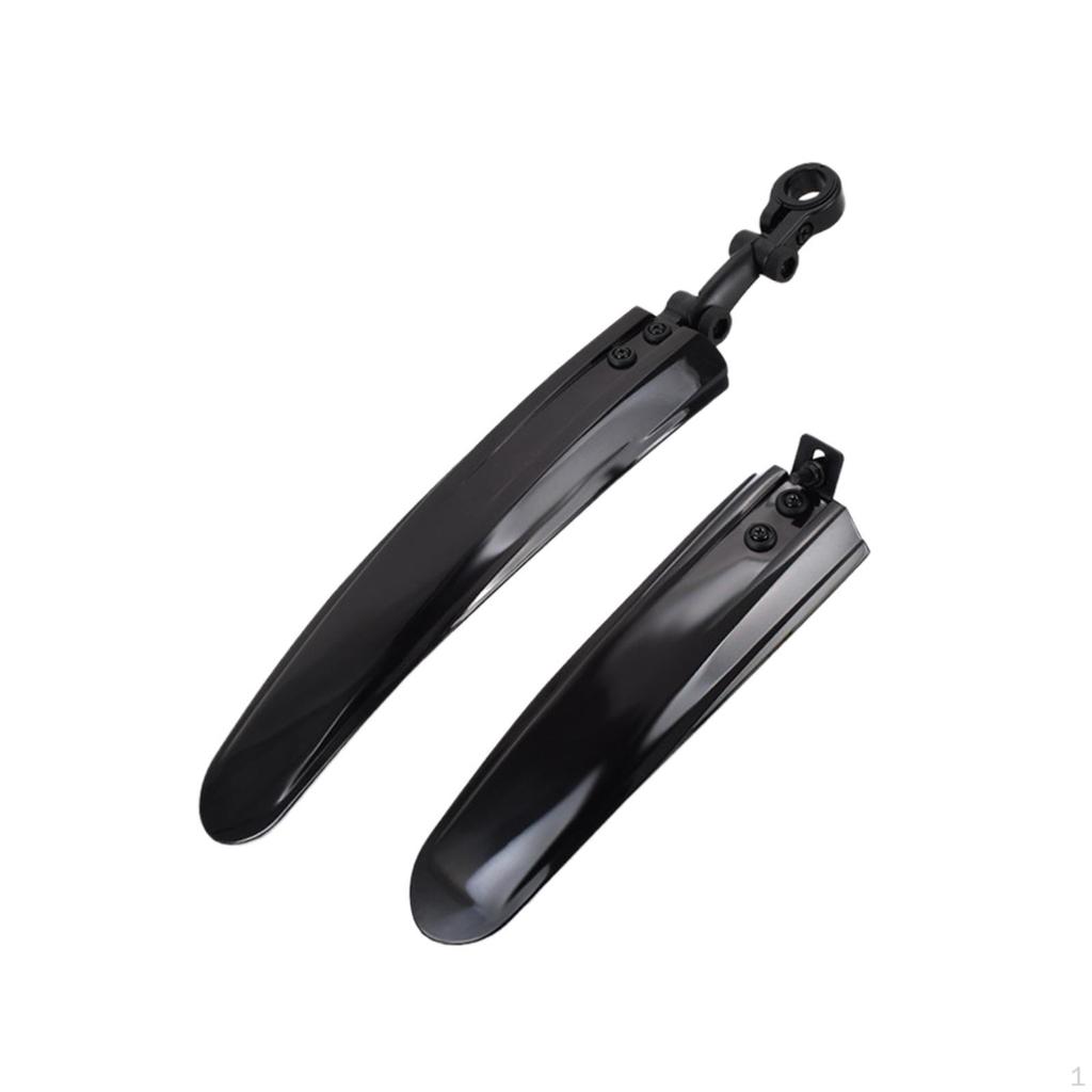 2 Pieces Adjustable Bike Fenders Mudflap Easy Installation Widen Tire Mudguards Mudguard Set