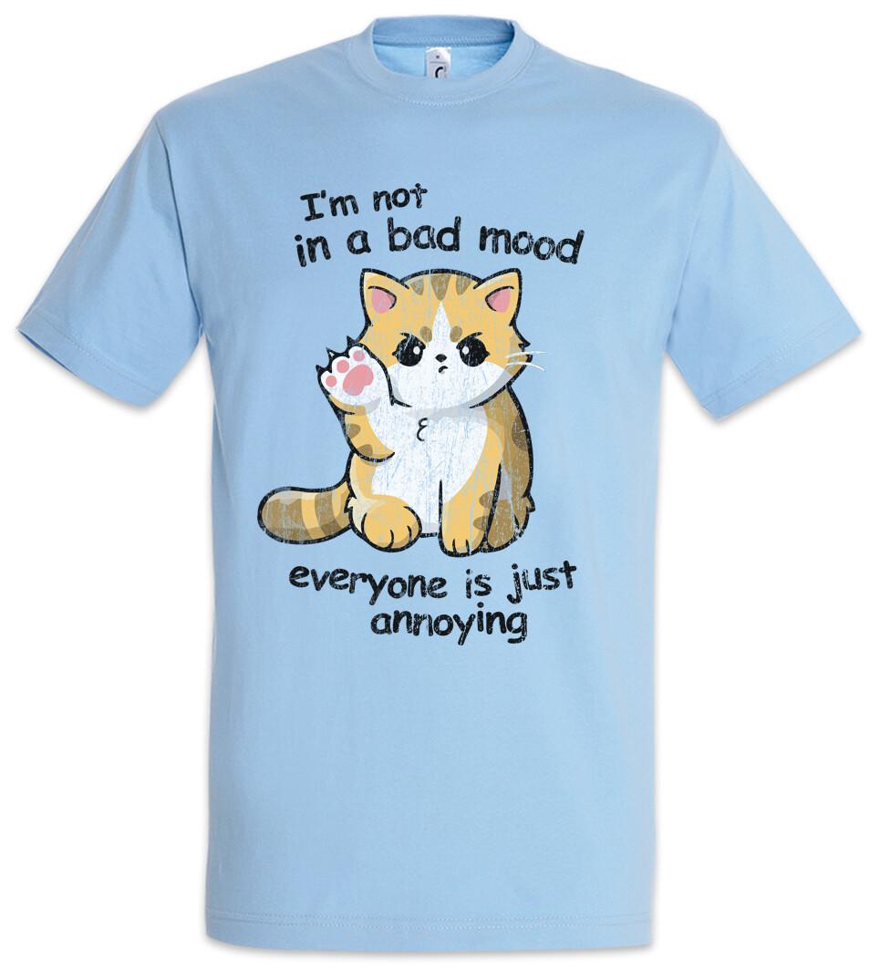 

I m Not In A Bad Mood Men s T-Shirt Mens Womens Tees Top Cat Cat Love Cats Cats Kitty Kittens S