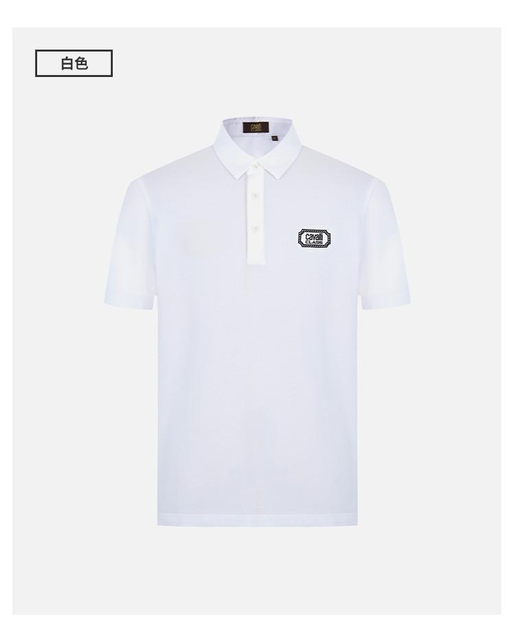 [Personalized Embroidery Classic Simplicity] Spring and Summer Versatile Lapel Men's Short Sleeved Polo Shirt