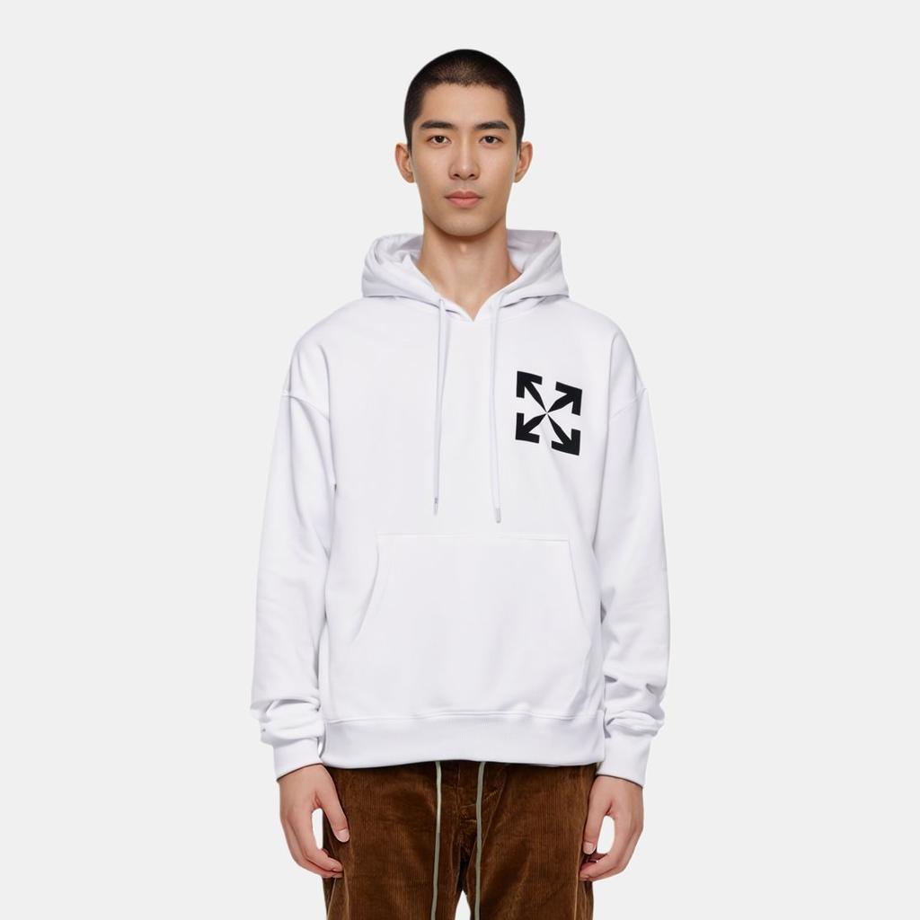 OFF-WHITE Single Arrow Over Hoodie OMBB037C99FLE0080110