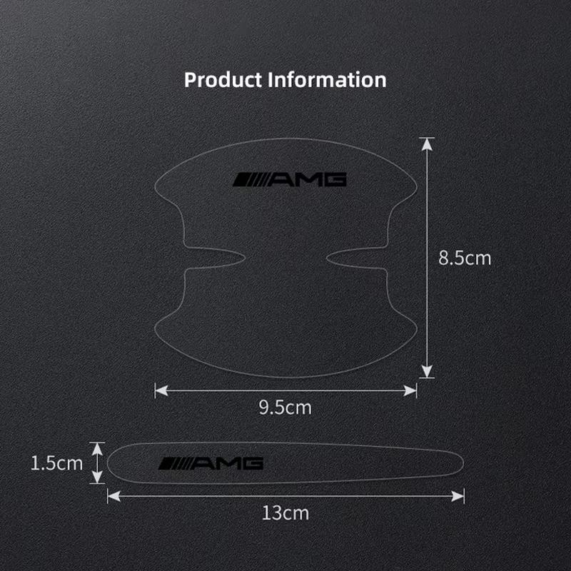 8Pcs Car Door Handle Protector Stickers Transparent Decals For Mercedes Benz AMG W223 W213 W206 W464 W247 W167 W166 W222 W205