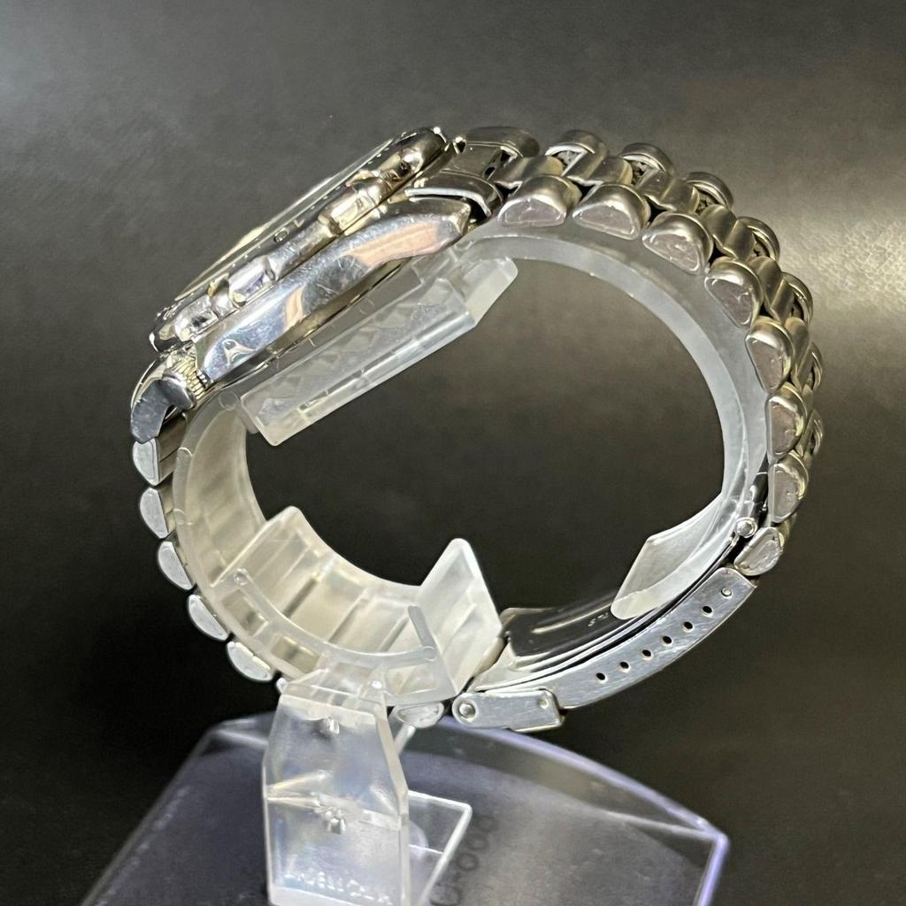 Used [Working Item] SEIKO ALBA AQUA GEAR V733-6A11 QUARZ Watch Battery Replaced Operation Confirmed Silver