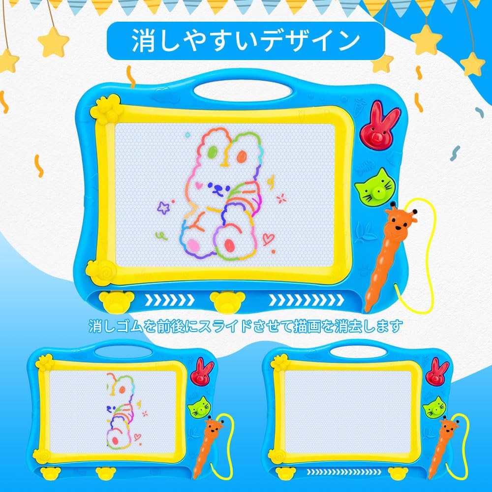 Drawing large for stamp reusable drawing birthday Christmas kindergarten entrance gift board, screen, kids, magnetic, children's toy, illustration,