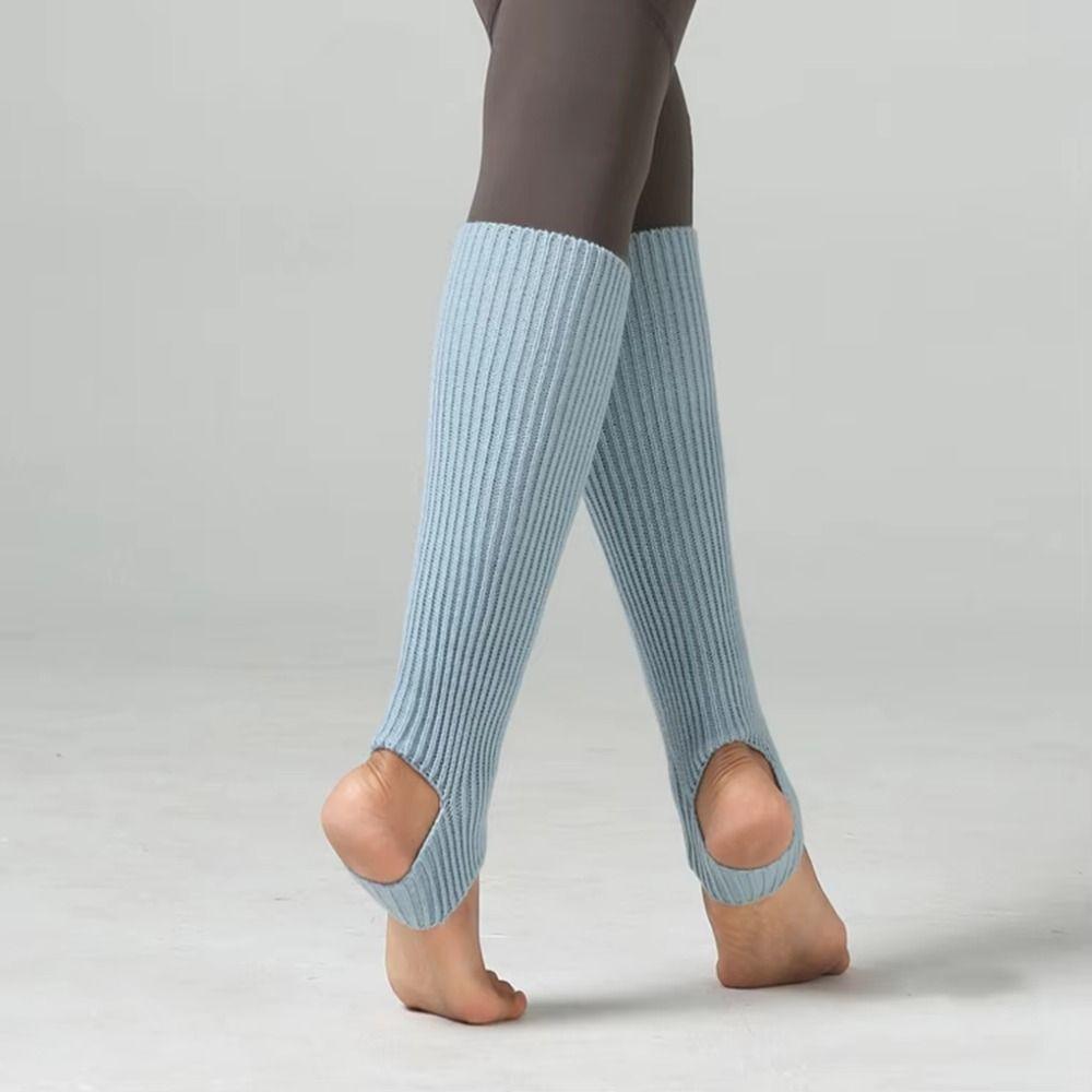 Long Section Latin Socks Foot Covers Ballet Knitted Socks Ballet Leg Warmers Women Girls