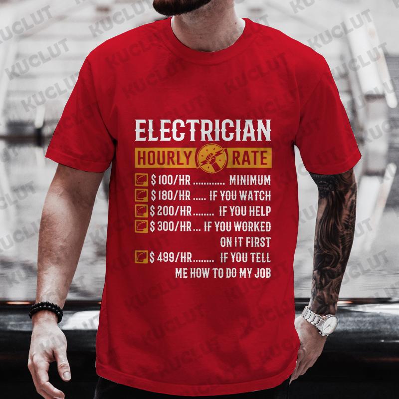 Funny Engineer Slogan Pattern Print Men Oversized T-shirt Harajuku Graphic Tee Summer Men's Clothes Outfits Fashion Trend Tops