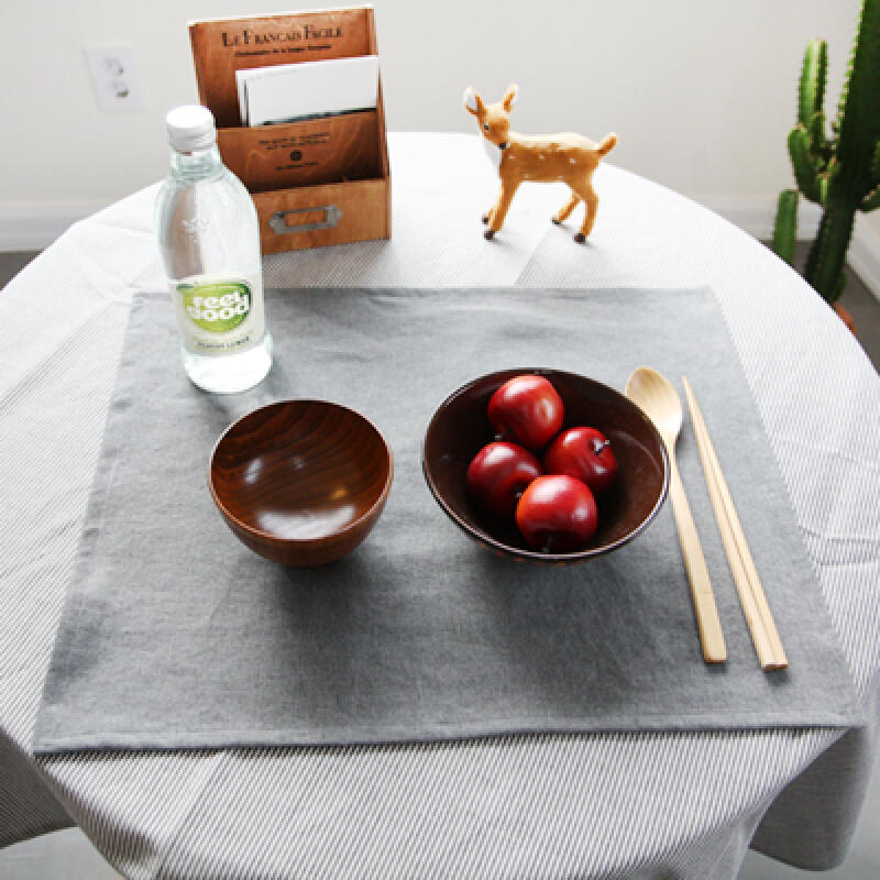 Signature Linen Placemat_3 Colors gray