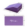 HarderWill 5 in 1 Yoga Foam Wedge Blocks Calf Raise Yoga Knee Pad Calf Yoga Wrist Push Heel Squat Wedge with Gym Bag (Pair), Block, Set, Stretcher,