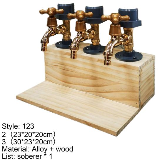 Wine Dispenser Eye-catching Innovative Wood Fathers Day Stable Whiskey Liquor Dispenser for Gifts