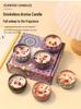 Ethnic Style Dried Flower Aroma Candle Set - Long-lasting, Smokeless Home Souvenir Gift