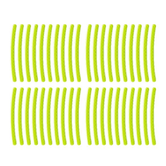 Car Wheel Reflective Strip, Rainbow Rim Decals for Cars Motorcycle Bike, Waterproof High Visibility Sticker for Tires
