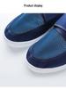 Breathable Anti-static Mesh Shoes with Thick Soft Soles and Non-slip Velcro Canvas
