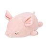 Ribuha Back Bolster Cushion Marshmallow Animal Pig Pinky (total Length Approx. 30cm) Fluffy and Chewy 38983-21