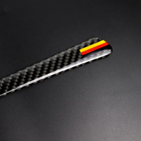 Germany Color Side Rearview Carbon Fiber Mirror Cover Trims For BMW F21 F30 F34