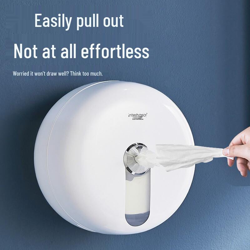 interhasa! Commercial Wall-Mounted Center-Pull Tissue Dispenser