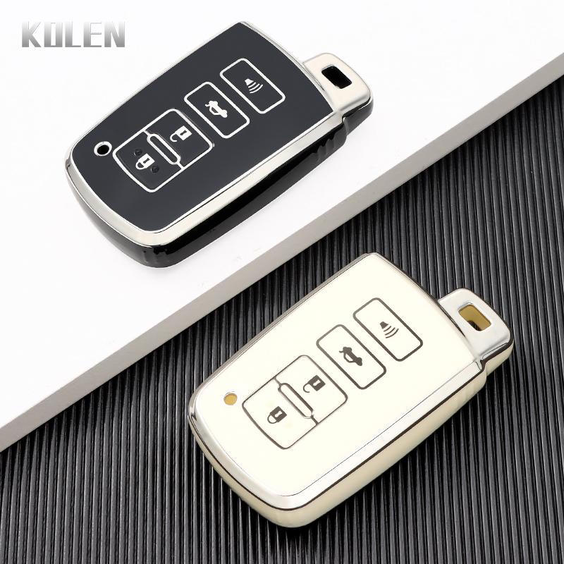 Tpu Car Remote Key Case Cover Shell Fob For Toyota Corolla Camry Rav4 Highlander Auris Chr Avalon Land Cruiser Prius Aygo Prado
