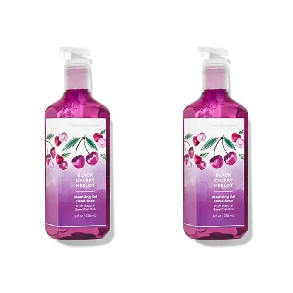 BBW Bath & Body Works 236 мл 2 шт. ЧЕРНАЯ ВИШНЯ МЕРЛО Очищающий Гель для Рук