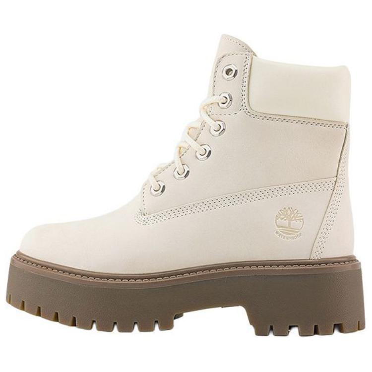 Timberland Women s Premium 6 Inch Waterproof Platform Boot Natural Nubuck A2H3CEX4 39.5