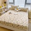 Class A New Thick Printed Milk Velvet Bed Sheet Student Dormitory Room Brushed Skin-friendly Mattress Bed Cover