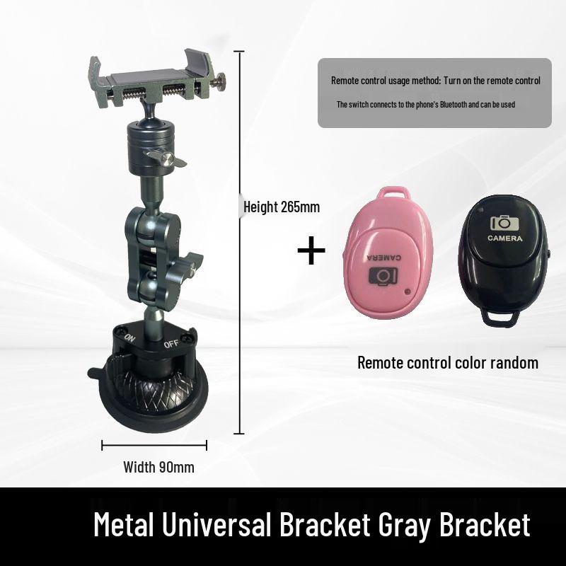 Anti-Shake Suction Cup Phone Holder for Car and Sports Live Streaming