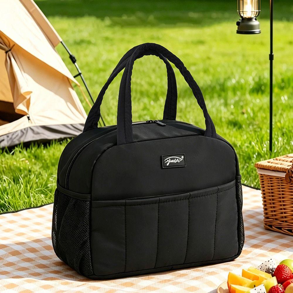 Thickened Lunch Bag Aluminum Foil Cooler Handbag Portable Lunch Box  for Students&Office Worker