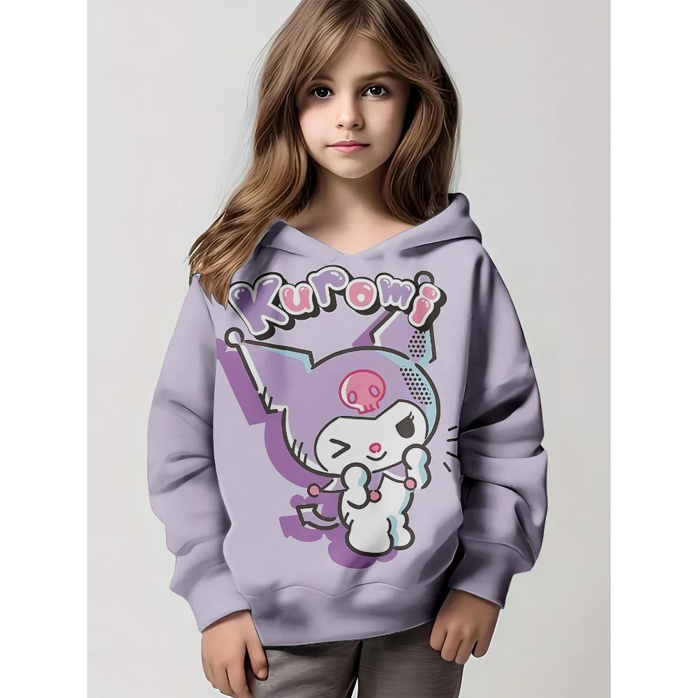 

2025 Anime Cartoon Kuromi 3D Print All Seasons Children Casual Sweatshirt Cool Pullover Tops Unisex Clothes Hoodies 100