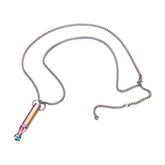 

Ожерелье для осознанного дыхания из титановой стали, уменьшающее беспокойство, ожерелье для снятия стресса и паники, ожерелье для медитации и внутреннего спокойствия