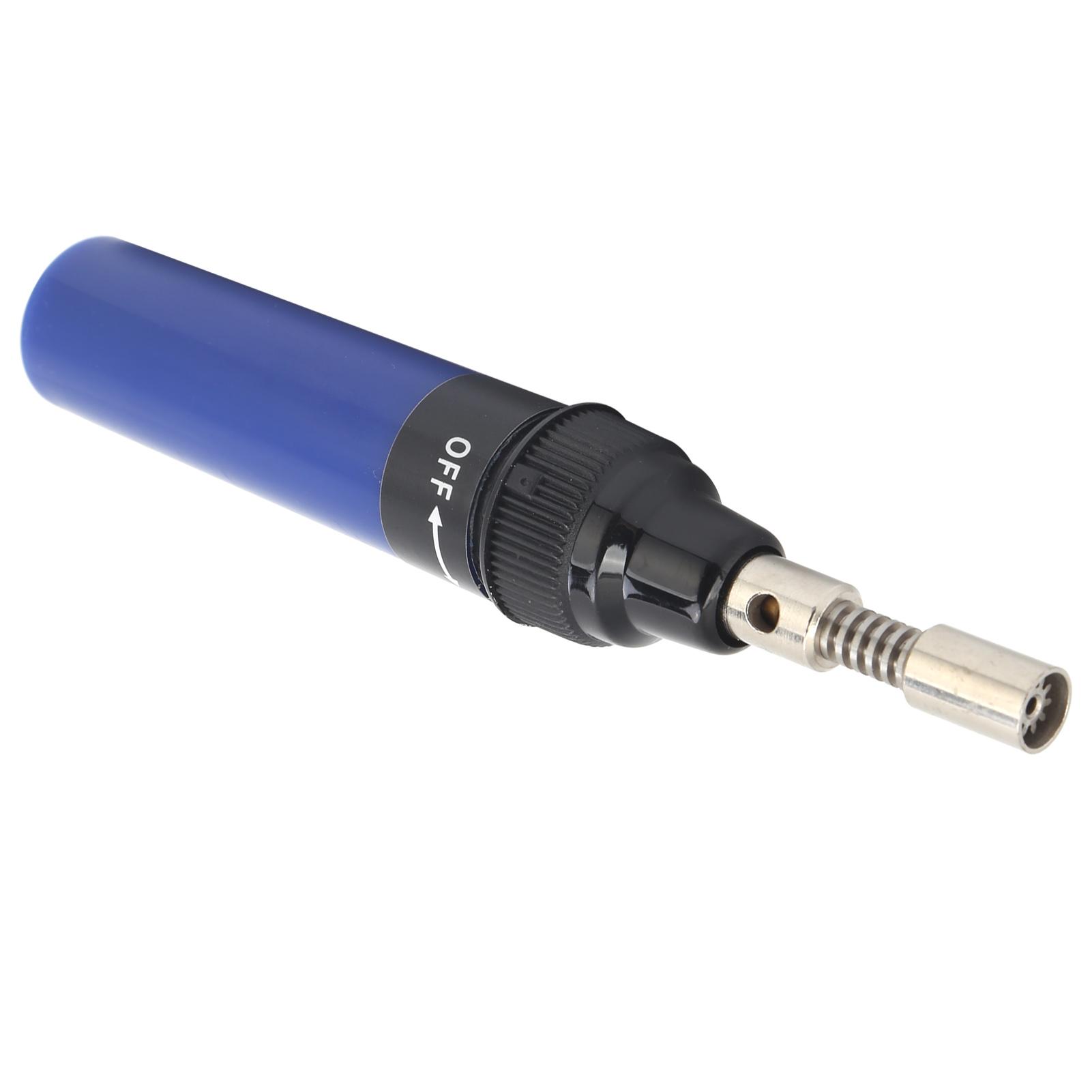 

Gas Soldering Iron Pen Refillable Pure Butane Gas Solder Handheld Tool 8ML VA100Dark Blue