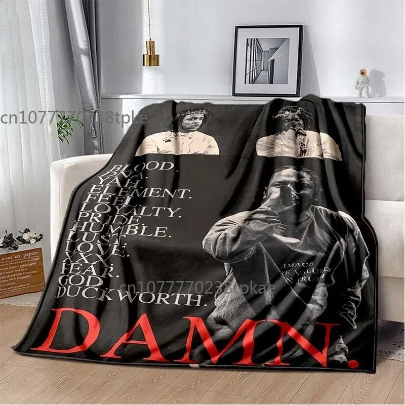 RAP Kendrick-Lamar Poster Printed Blanket, Fashion Throw Blankets,for Sofa Bed Office Car, Brithday Gift,Decke