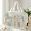 Options Large Capacity Waterproof Toiletry Bag - Transparent PVC, Odorless, Portable Travel Cosmetic and Accessories Storage Pouch