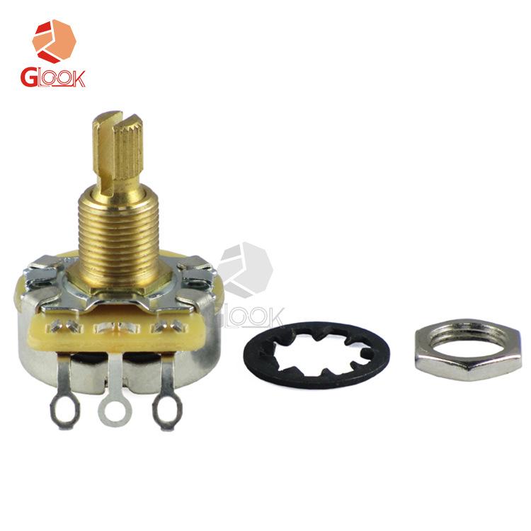 Manopola Potenziometro CTS 500K Originale con Albero in Rame per Tono & Volume Chitarra Elettrica/Basso.