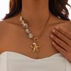 Seashell & Starfish Beach Vacation Clavicle Necklace Set